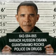 Barack Hussein Obama Mug shot Knast Bild inmate Insasse Prison Knast industrie haeftling