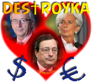 Populisten sind schuld am kommenden System-Crash Heart and Soul of Gold Herz und Seele des Geldes currencies Draghi Lagarde Juncker Euro Dollar Money qpress fakeworld EZB Zentralbank Geldschwindel Betrueger DesTroyka