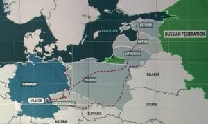 US-Terrormilizen veranstalten Roadshow an der Ostfront Route der US-Terrormilizen vom Baltikum nach Deutschland
