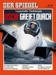 Titel-Skandal: Ursula von der Leyen verfehlt Abschussreife deutlich Der Spiegel 42_2015 Putin greift an Friede greift ein Uschi greift durch vers Ursula