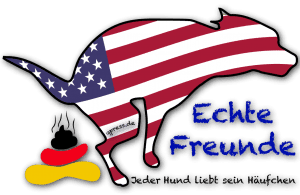 USA will Europa aktiv bei seiner Selbstvernichtung unterstützen Echte Freunde Freundschaft USA Deutschland Jeder Hund liebt sein Haeufchen Herrchen dpi qpress