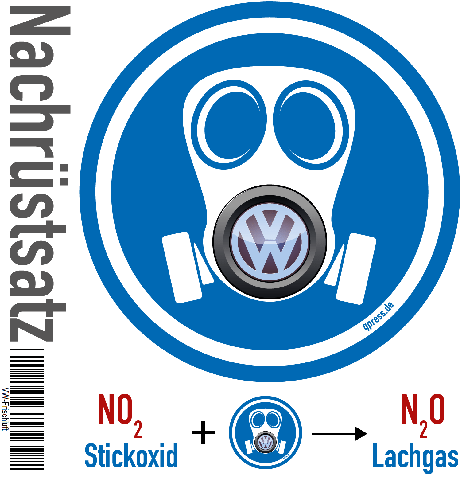 VW Abgasskandal technik Abgas Lachgas Stickoxid Erfindergeist guenstigere Loesung Auto Automobil Gasmaske qpress