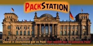 PackStation Bundestag Gabriel und das Pack Reichstag building Berlin Asylantenheim Befreiung vom Pack zuflucht quartier bundestag politik regierungskriminalitaet staatsterrorismus
