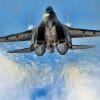 Sukhoi Su 35S at krieg kriegsfestspiele syrien jet flugzeug kampfflieger militaer kraeftemessen