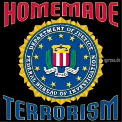US FBI ShadedSeal Homemade USA Leader of Terrorism