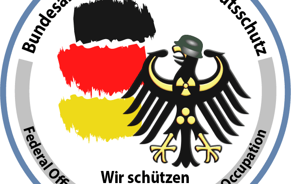 Bundesamt fuer Besatzungsstatutsschutz Grundgesetzschutz Verfassungsschutz rund qpress