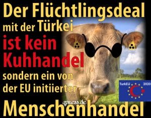 EU setzt neue Maßstäbe im Flüchtlingsmarkt, 250.000 Euro pro Kopf Fluechtlingsdeal mit Tuerkei war kein Kuhhandel sondern legalisierter Menschenhandel