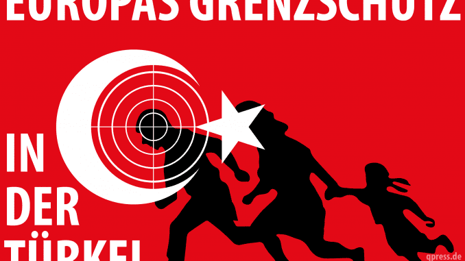 europas grenzschutz beginnt in der tuerkei Flag of Turkey qpress