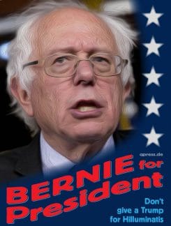 Bernie Sanders for President die Alternative fuer Trump 2016 Wahl USA Scheindemokratie 01