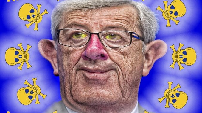 Jean clown claude juncker EU kommission diktator kein hirn machtanspruch Diktatur dicker thor Eeuropa Missbrauch