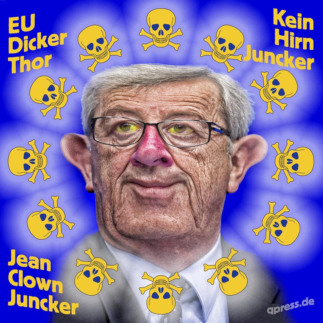 Jean-clown-claude-juncker-EU-kommission-diktator-kein-hirn-machtanspruch-Diktatur-dicker-thor-Eeuropa-Missbrauch