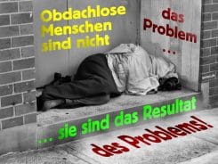 Obdachlose Menschen sind nicht das problem sie sind das resultat des problems qpress