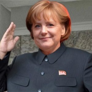Angela Jong-un Merkel Kim die wir schaffen das Despotin Fuehrer