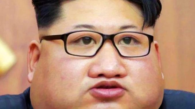 kim jong un nordkorea kleienr dicker diktator merkel fan fettel qpress