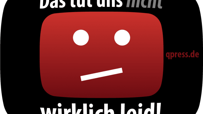 youtube das tut uns leid logo aber nicht wirklich bei geloeschten inhalten