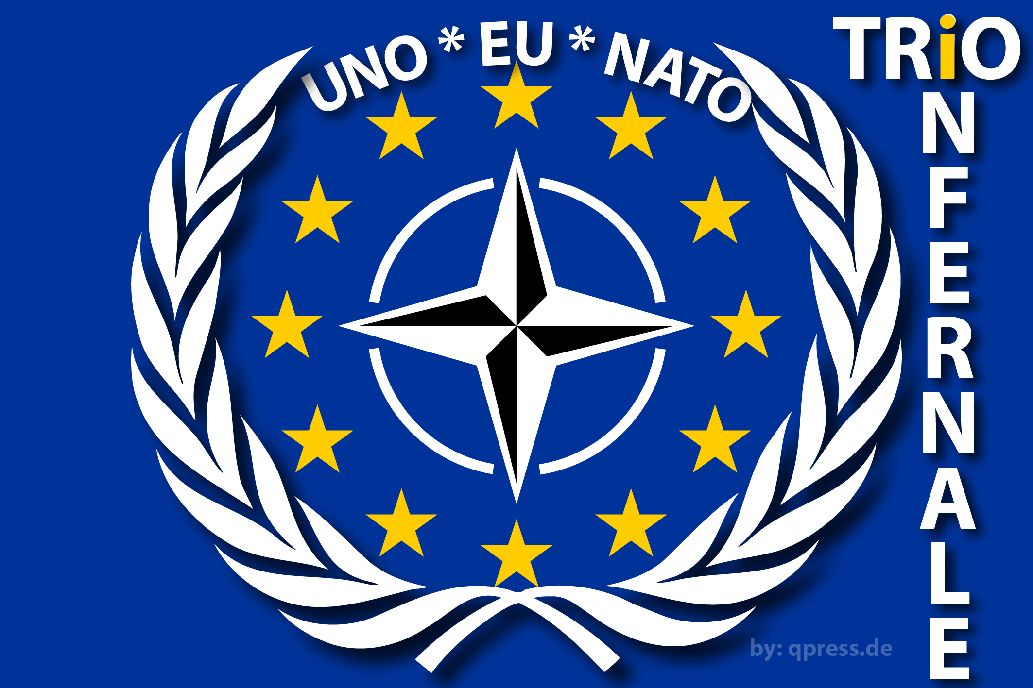 European_flag UNO EU NATO Trio Infernale_EU_Tanic_crash_schlechte_Zukunft