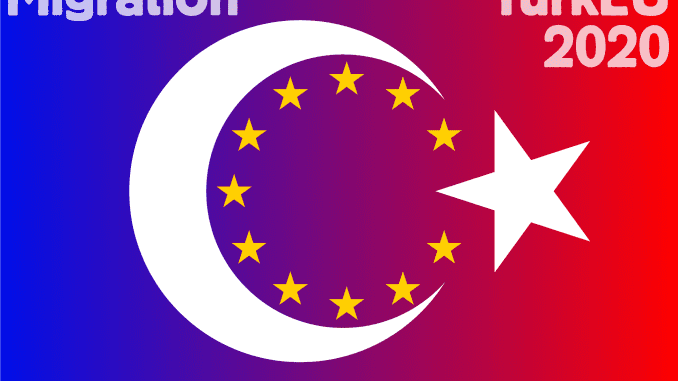 european flag flagge europaeisch tuerkeu 2020 migration