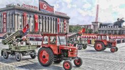 Nordkorea USA Traktor Waffensystem Abwehr Angriff Befreiung Demokratisierung Rohstoffe Donald John Trump Kim Jong un Asien