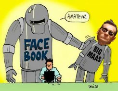 facebook grosser bruder uebrwachung bespitzelung spionage datenmissbrauch kommerz ortungsdienst twitter google big brother maas netzdg