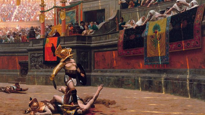 gladiatoren rom kampf antike wiederholung herrschaft leid