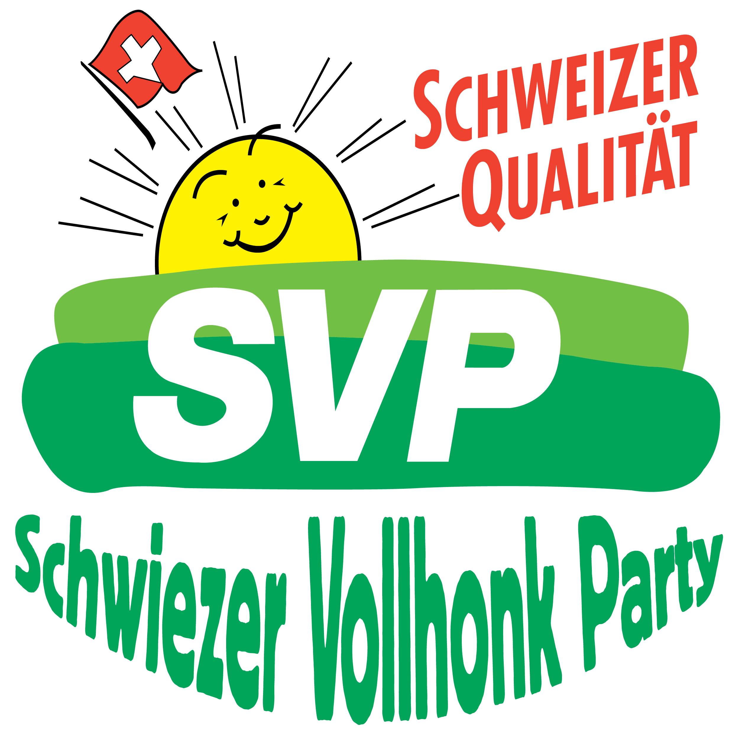 SVP Schwiezer Schweizer Vollhonk Partei Party by qpress