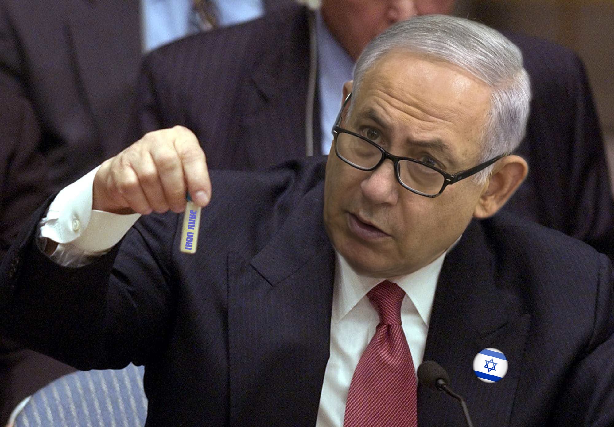Benjamin Netanjahu Beweis Proof Iran atom bomb sanctions