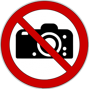 fotografierverbot kamera verbotsschild dsgvo deutschland datenschutz grundverordnung