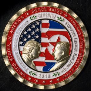 Verwendung der Trump-Kim Gipfel-Gedenkmünze