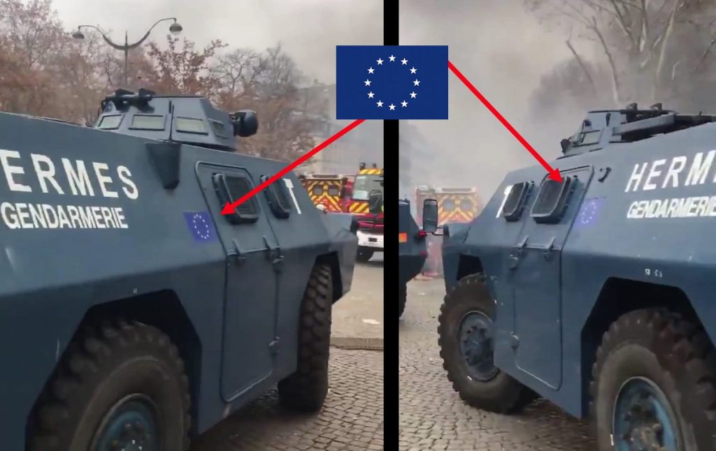 EU zeigt Flagge bei Bürgerbekämpfung in Frankreich