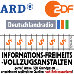 ard zdf deutschlandradio beitragsservice logo informations freiheits vollzugsanstalt gez knast nach beitragszahlung