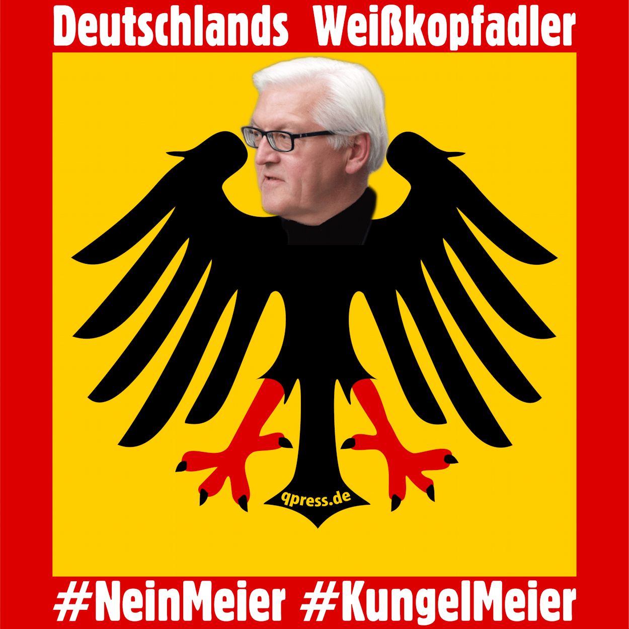 Germanys next Weisskopfadler frank walter Steinmeier als Praesident 2017 NeinMeier-02
