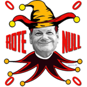 olaf scholz joker face rote null