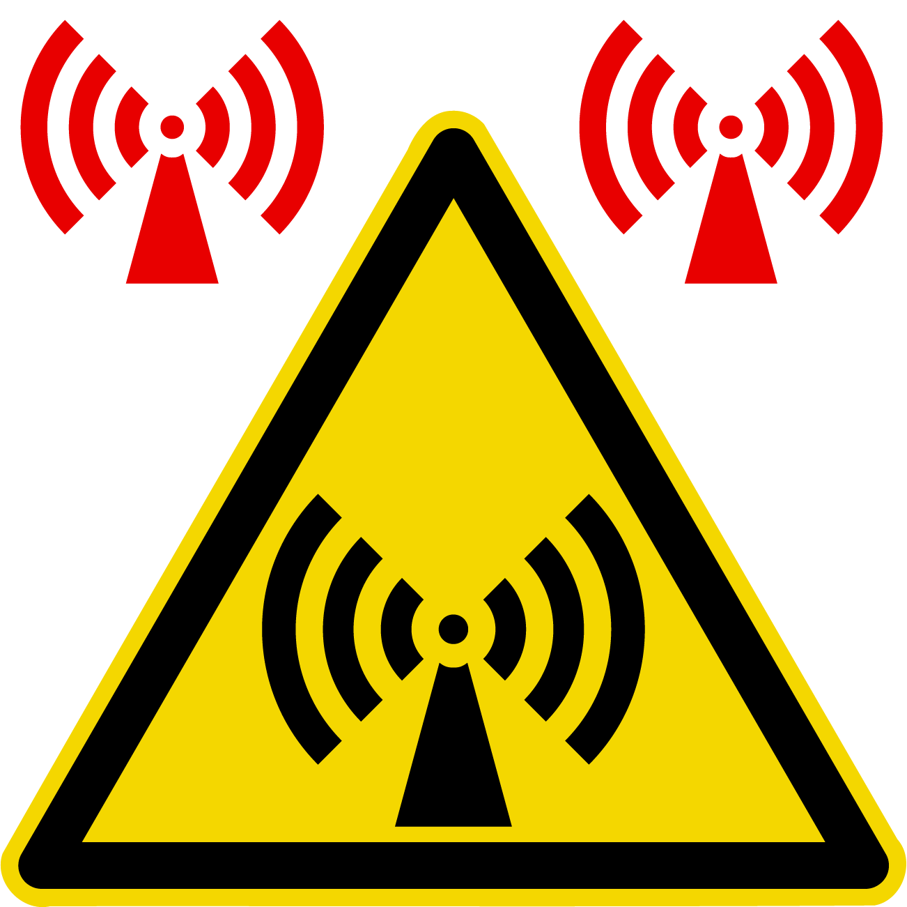 D-W012_Warnung_vor_nicht_ionisierender_elektromagnetischer_Strahlung