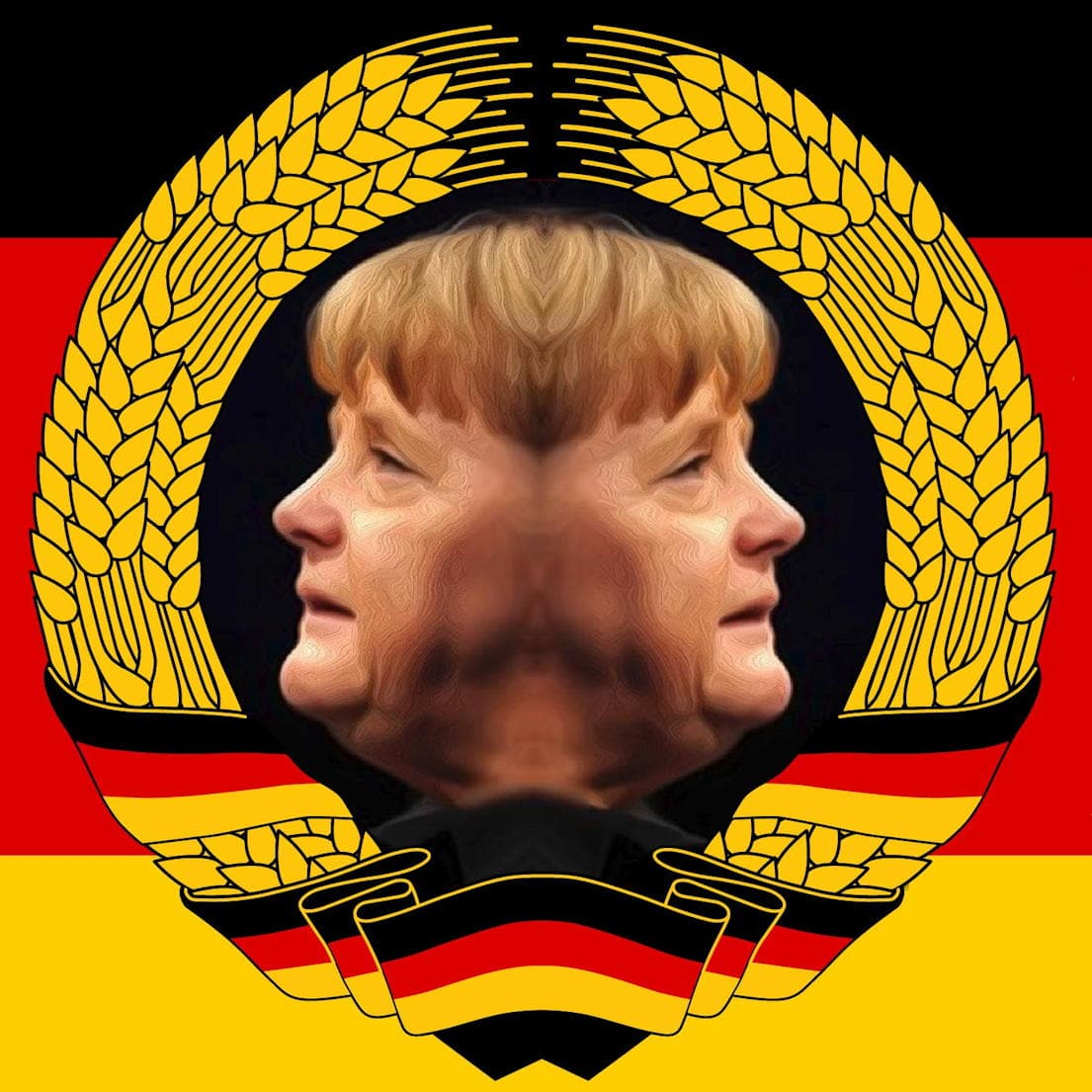 Angela Merkel Staatsratsvorsitzende Wiederwahl Januskopf 2