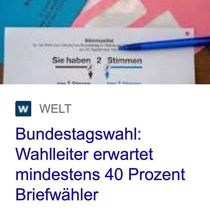Briefwahl Betiligung 2021 Bundestagswahl Manipulationspotential
