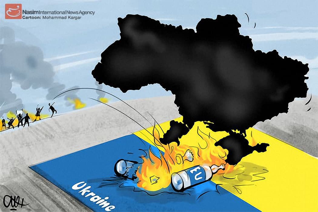 Ukraine in Flammen