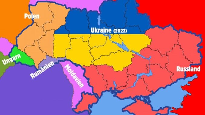 ukraine 2023 landkarte
