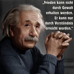 Deutschland widerlegt Einsteins Friedensthese