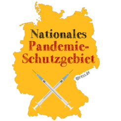 deutschlandkarte in gruen pandemie schutzgebiet qpress