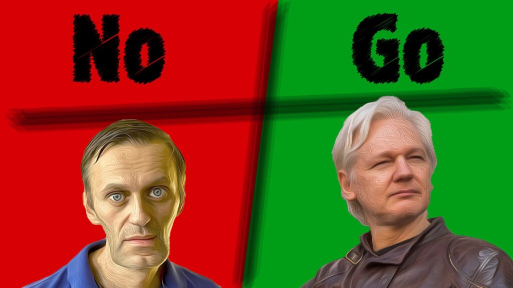 Julian Assange wird rechtsstaatlicher umgebracht als Aleksej Navalnyj